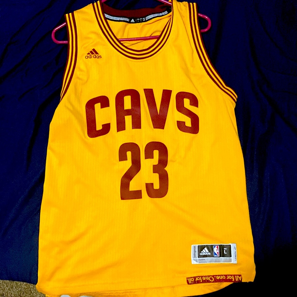 Lebron Games Cavs Adidas Jersey Large